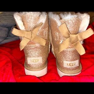 UGG GOLD ✨ GLITTER SHIMMER BOOTS ✨ BAILEY SPARKLE